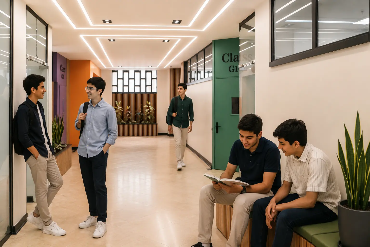 دانش‌آموزان مجموعه مدارس نور